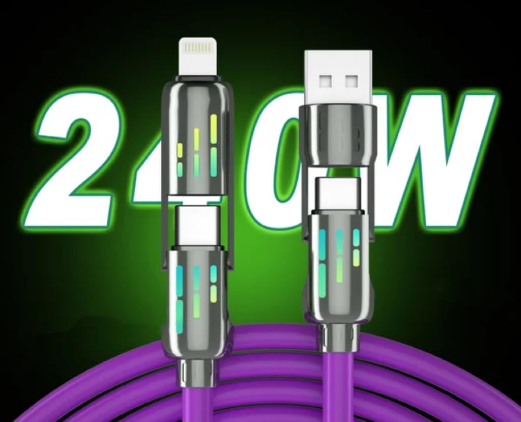 ChargeChain 240W Fast Charging Two-to-Two Data Cable