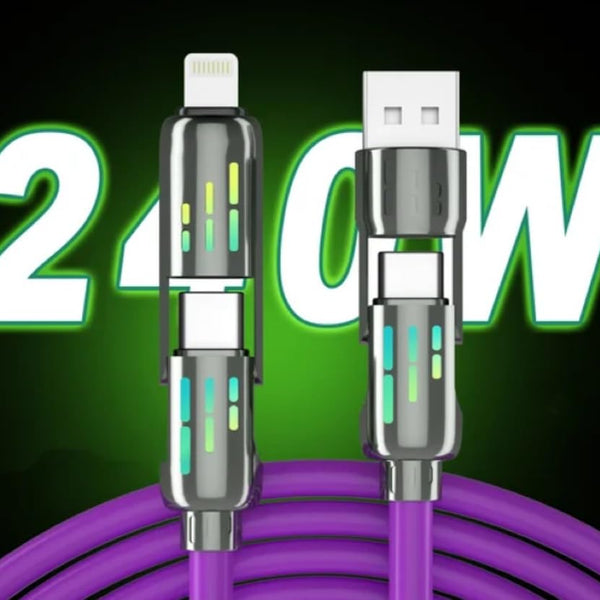 ChargeChain 240W Fast Charging Two-to-Two Data Cable